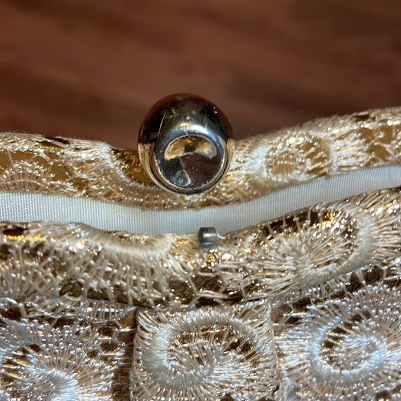Vintage Gold Swirl Clutch - Picture 4 of 6